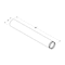 Imperial Mfg Imperial 5 in. D X 60 in. L Galvanized Steel Furnace Pipe GV0374-A - alternate 2